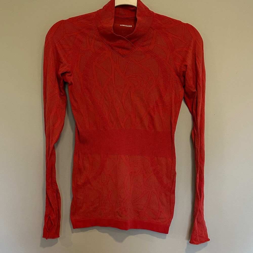 Lululemon Red Long Sleeve